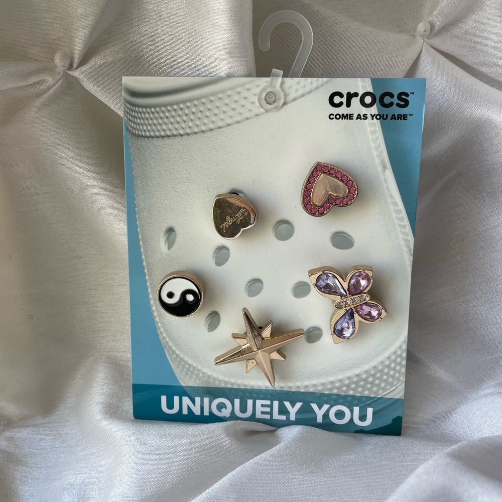 Crocs Charm Pack Metal Gold